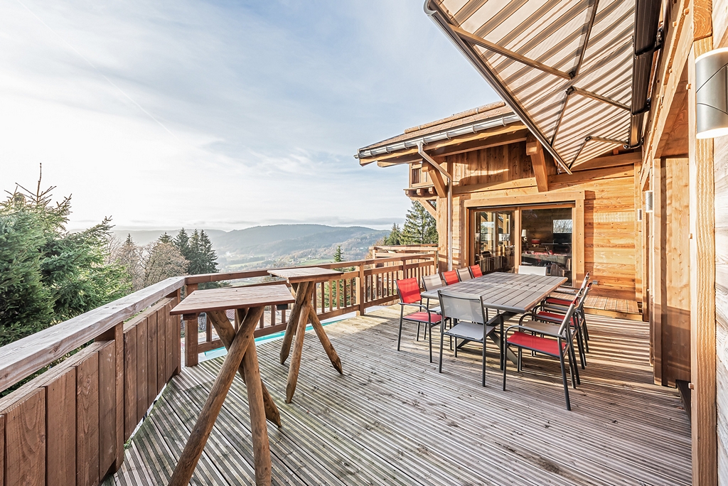 terrasse chalet vosges