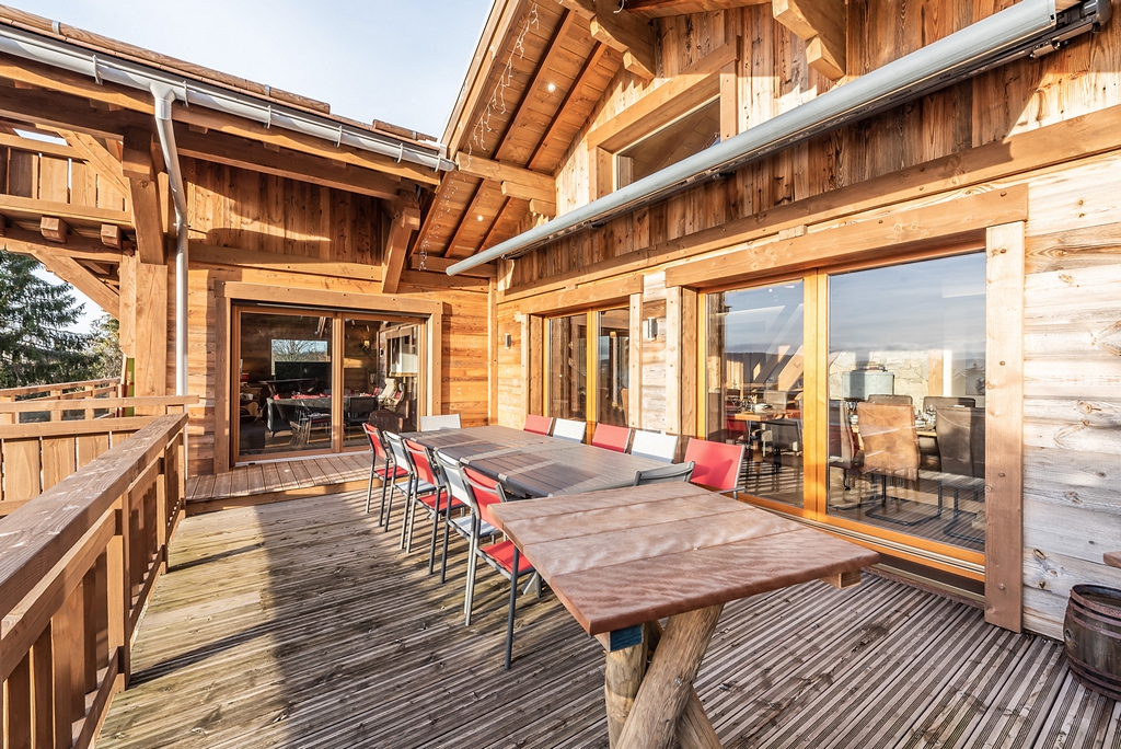 terrasse chalet vosges