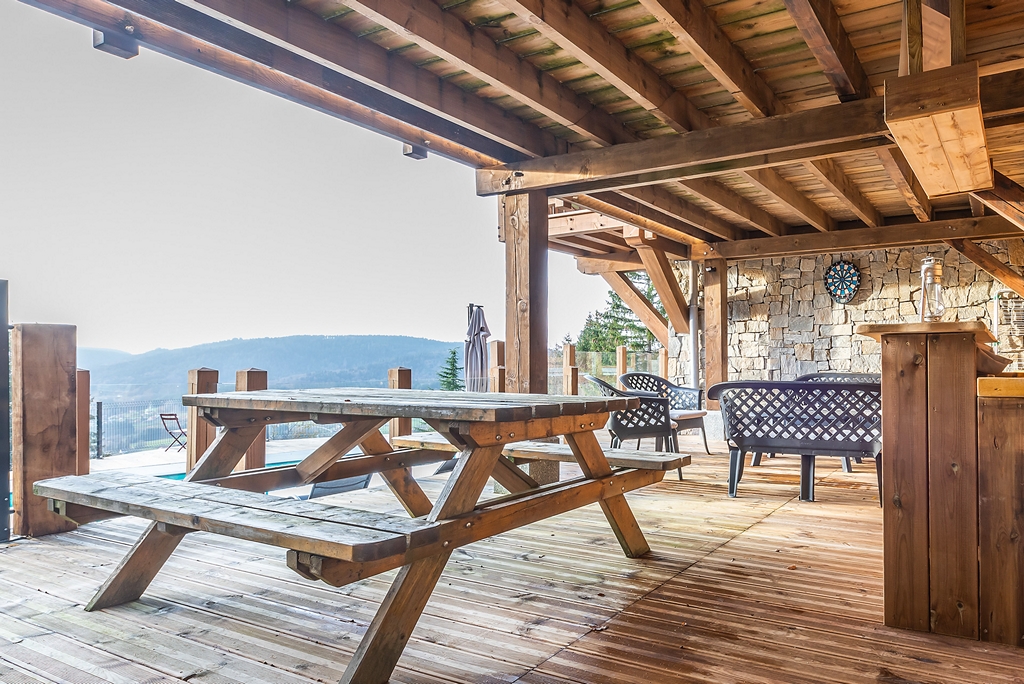 terrasse chalet vosges