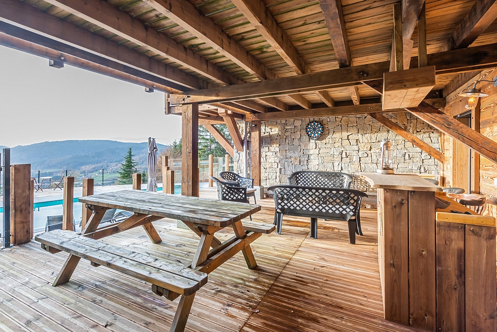 terrasse chalet vosges