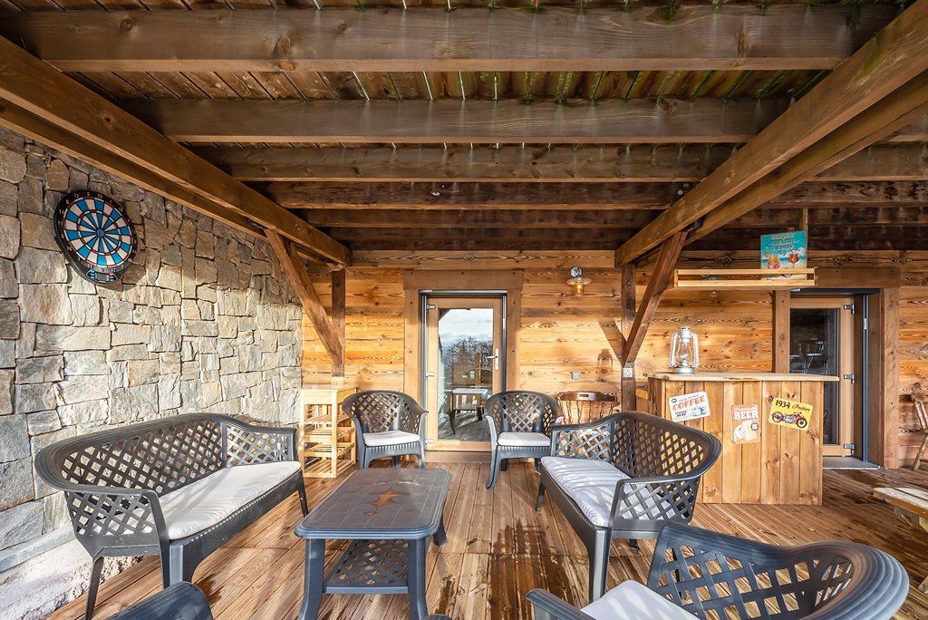terrasse chalet vosges