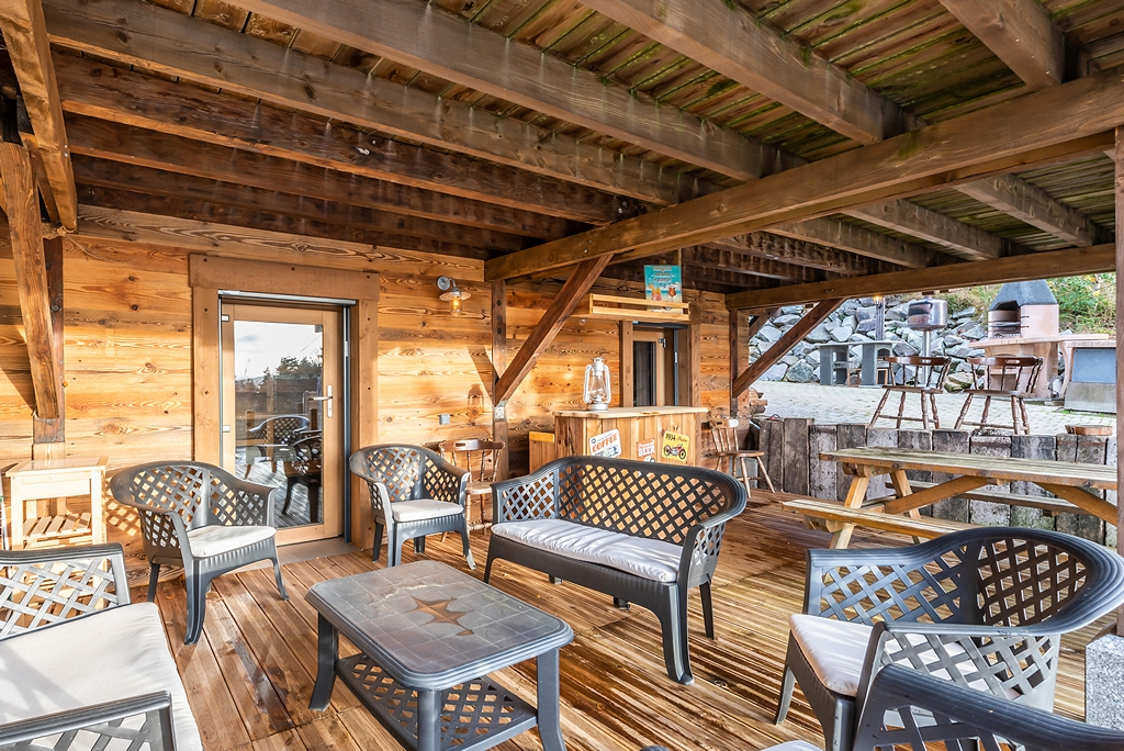 terrasse chalet vosges