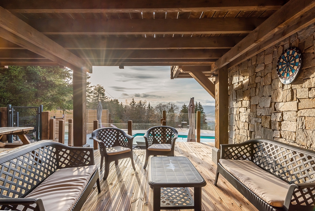 terrasse chalet vosges