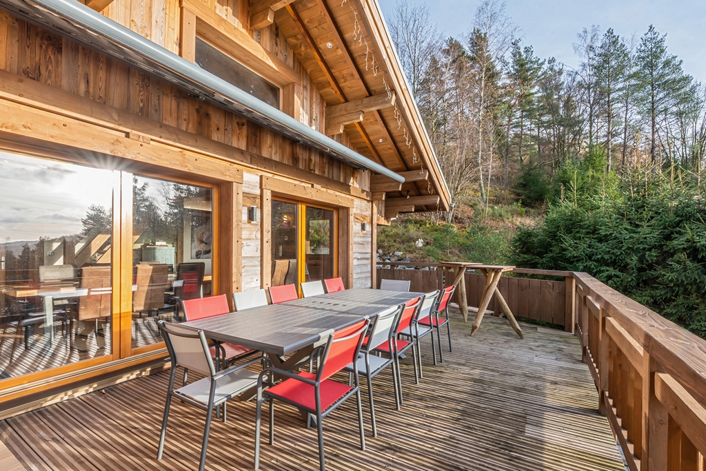 terrasse chalet gerardmer