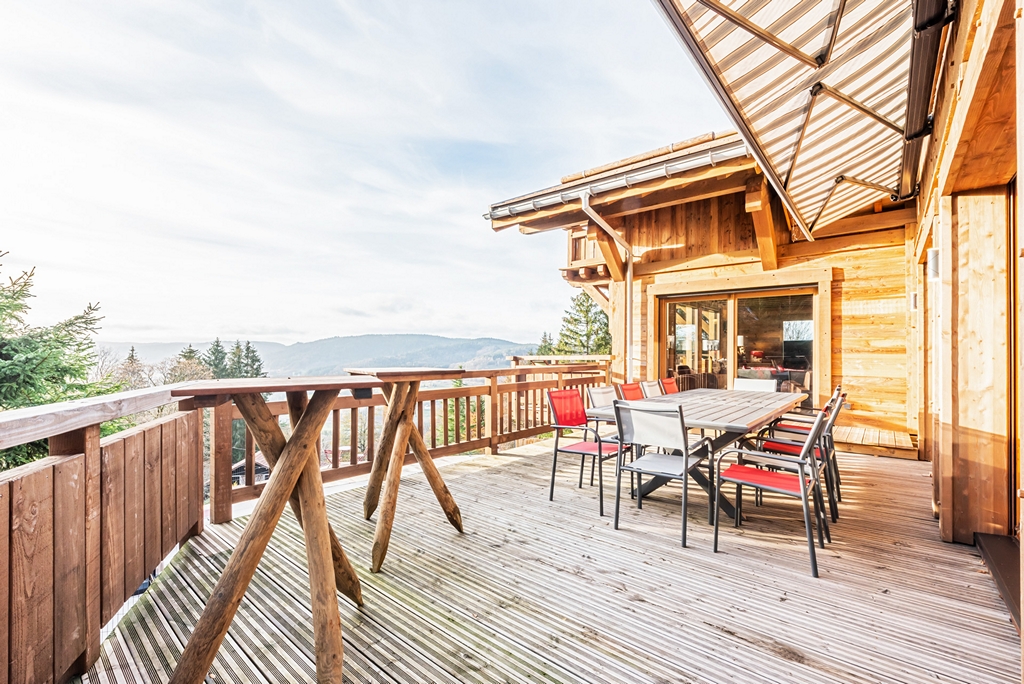 terrasse chalet vosges